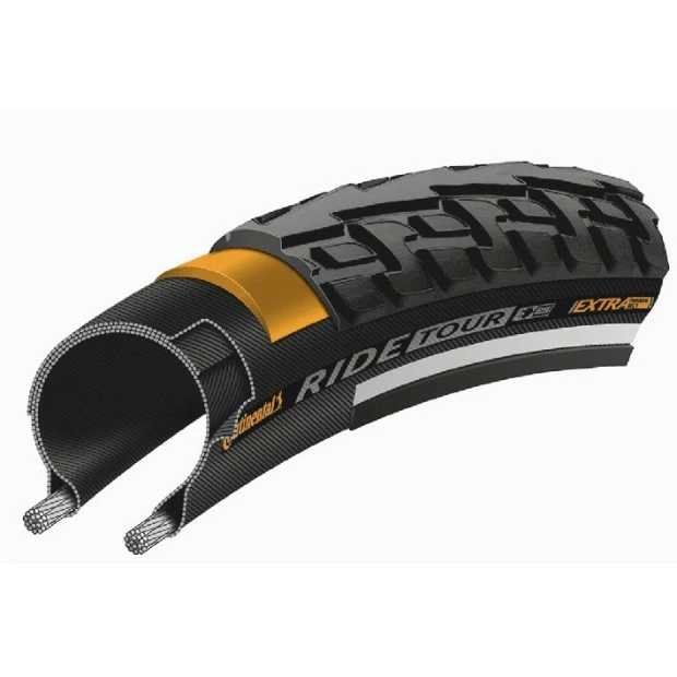 Pneu Continental Ride Tour Reflex - Rigide - 700x37C (37-622) - Noir â Image 3