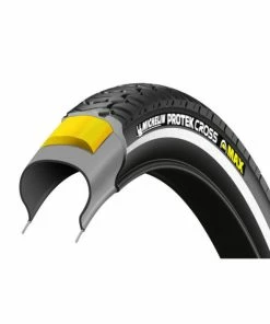 Pneu Trekking Michelin Protek Cross Max Tringles Rigides 700x35C (37-622) Noir Reflex