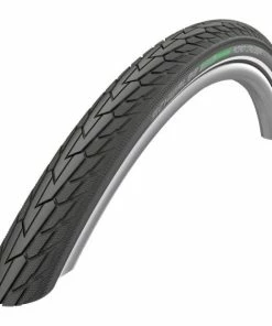 Pneu Schwalbe Road Cruiser Green Réfléchissant 16" - 47-305 (16x1.75) - Noir