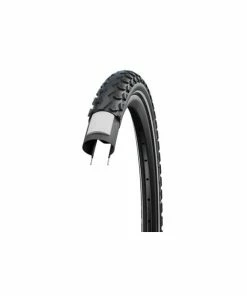 Pneu Trekking Schwalbe Land Cruiser Plus 26x2" Tube Type Rigides Noir Reflex