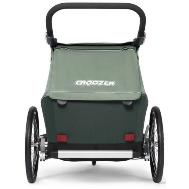 Remorque Enfant Biplace Croozer Vaaya 2 Bleu Graphite â Image 6