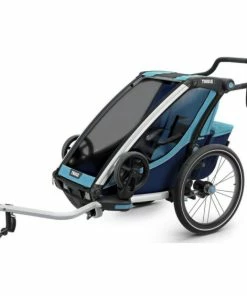 Thule Remorque Enfant Chariot Cross 1 - 1 Place - Bleu