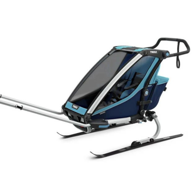 Thule Remorque Enfant Chariot Cross 1 - 1 Place - Bleu â Image 4